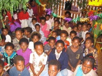 Papua N. Gw. Boże  Narodzenie - dzieci
