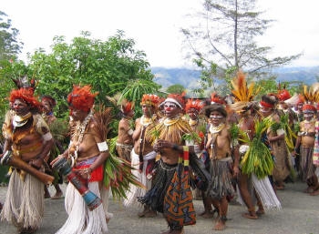 Papua N.Gw. procesja