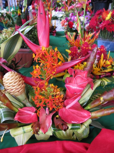 Papua Nowa Gwinea Kompozycja kwiatowa...